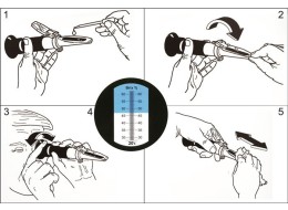 Réfractomètre universel pour concentrés de fruits (jus, sirops, confitures, etc.) AT 32 SIXTOL