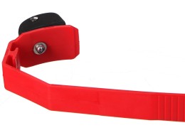 Sangle à dégagement rapide pour porte-vélos sur attelage, longueur 38 cm, rouge - pièce de rechange