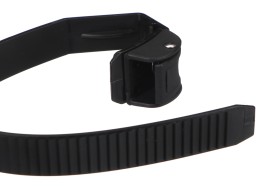 Sangle à serrage rapide pour porte-vélos attelé, longueur 38 cm, noire - pièce de rechange