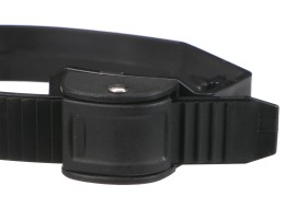 Sangle à serrage rapide pour porte-vélos attelé, longueur 38 cm, noire - pièce de rechange