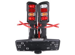 Porte-vélos pour attelage E-BIKE 2 PREMIUM - 2 vélos électriques, capacité 60 kg, pliable