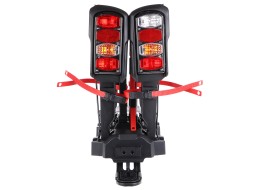 Porte-vélos pour attelage E-BIKE 2 PREMIUM - 2 vélos électriques, capacité 60 kg, pliable