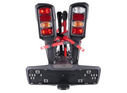 Porte-vélos pour attelage E-BIKE 3 PREMIUM - 3 vélos électriques, capacité 60 kg, pliable