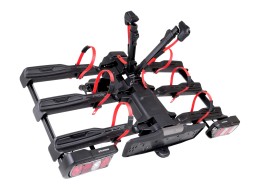 Porte-vélos pour attelage E-BIKE 3 PREMIUM - 3 vélos électriques, capacité 60 kg, pliable