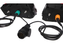 Ensemble de feux avec câble et fiche 13 broches pour porte-vélos E-BIKE PRO - pièce de rechange