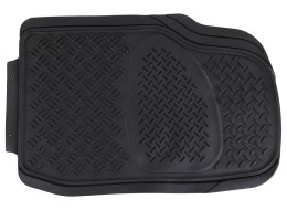 Tapis de voiture en caoutchouc universels CAR MAT UNI SET 3, complet, 4 pièces