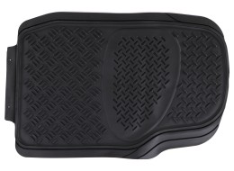 Tapis de voiture en caoutchouc universels CAR MAT UNI SET 3, complet, 4 pièces
