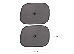 Pare-soleil à ventouse pour vitre latérale de voiture CAR SUNSHADE SET 7, 44 x 36 cm, 2 pièces