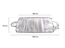 Couverture anti-givre, neige et soleil CAR SNOW COVER 1, 200 x 70 cm