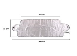 Couverture anti-givre, neige et soleil CAR SNOW COVER 2, 200 x 70 cm