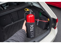 Support pour extincteur 1 kg pour voiture à bande auto-agrippante CAR FIRE 1