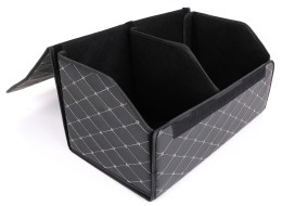 Organisateur de coffre de voiture CAR COMPACT ELEGANT L, 2 compartiments, pliable, avec couvercle