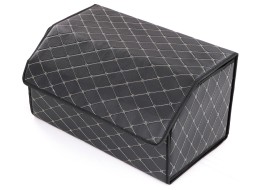 Organisateur de coffre de voiture CAR COMPACT ELEGANT L, 2 compartiments, pliable, avec couvercle