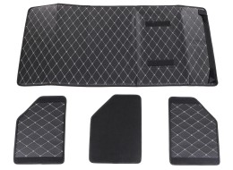 Organisateur de coffre de voiture CAR COMPACT ELEGANT L, 2 compartiments, pliable, avec couvercle