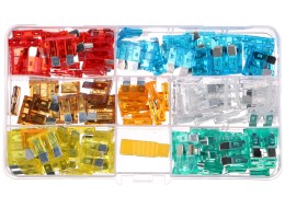 Set de fusibles automobile à lame MECHANIC FUSE SET 1, 5-30A, 120 pièces
