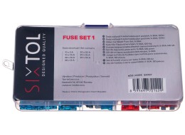 Set de fusibles automobile à lame MECHANIC FUSE SET 1, 5-30A, 120 pièces
