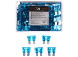 Kit de fusibles automobiles à lame MECHANIC FUSE SET 15A, 100 pièces