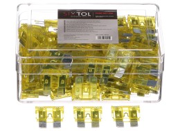 Kit de fusibles automobiles à lame MECHANIC FUSE SET 20A, 100 pièces