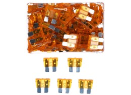 Kit de fusibles automobiles à lame MECHANIC FUSE SET 5A, 100 pièces