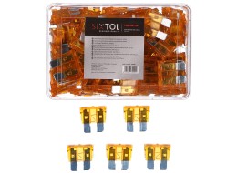 Kit de fusibles automobiles à lame MECHANIC FUSE SET 5A, 100 pièces