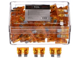 Kit de fusibles automobiles à lame MECHANIC FUSE SET 5A, 100 pièces