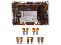Ensemble de fusibles à lame pour automobile MECHANIC FUSE SET 7,5A, 100 pcs