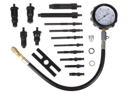 Ensemble de test de compression pour moteurs diesel MECHANIC ENGINE TESTER 19, 0-70 bar, 19 pièces