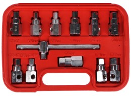 Kit de vidange d'huile MECHANIC OIL DRAIN SET 12, Hex + carré, 12 pièces