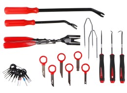 Ensemble multifonction pour démontage des garnitures et de l'habitacle MECHANIC TRIM SET 38, 38 pièc
