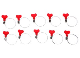 Collier de serrage à papillon MECHANIC CONNECT 32-44mm, 10 pièces