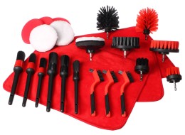 Ensemble d'outils multifonction pour nettoyage et lavage de voiture CAR DETAILING 33, 33 pcs