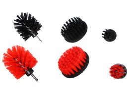 Jeu de brosses pour perceuse pour nettoyage de voiture CAR DETAILING DRILL BRUSH 6, 6 pcs