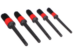 Ensemble de brosses de précision souples pour nettoyage de voiture CAR DETAILING BRUSH 5 SOFT, 5 piè