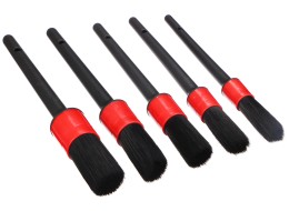 Ensemble de brosses de précision souples pour nettoyage de voiture CAR DETAILING BRUSH 5 SOFT, 5 piè
