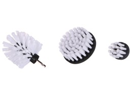 Ensemble de brosses pour perceuse pour nettoyage de voiture CAR DETAILING DRILL BRUSH 3 SOFT, 3 pièc