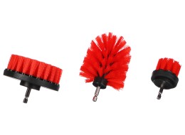 Ensemble de brosses pour perceuse pour nettoyage de voiture CAR DETAILING DRILL BRUSH 3 MEDIUM, 3 pi