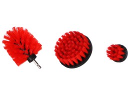 Ensemble de brosses pour perceuse pour nettoyage de voiture CAR DETAILING DRILL BRUSH 3 MEDIUM, 3 pi