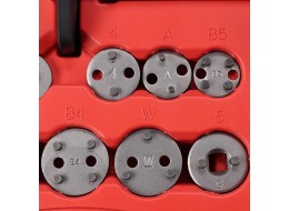 Poussoir pneumatique pour pistons de frein MECHANIC BRAKE SET PNEU 23, kit 23 pièces
