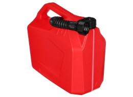 Bidon plastique MECHANIC FUEL CANISTER RED 10L, rouge