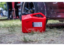 Bidon plastique MECHANIC FUEL CANISTER RED 10L, rouge