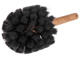 Brosse ronde pour le nettoyage de la carrosserie de vélo ou de moto CAR DETAILING WOOD BRUSH 1