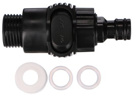 Brosse à flux d'eau pour lavage de voiture avec deux embouts CAR DETAILING WASH BRUSH SET 2, 240cm