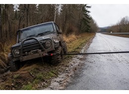 Corde de récupération CAR RECOVERY 1, longueur 9 m, capacité 8 t