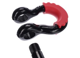 Manille offroad avec protecteur en caoutchouc CAR SHACKLE 1, capacité 4,75 t