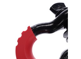 Manille offroad avec protecteur en caoutchouc CAR SHACKLE 1, capacité 4,75 t