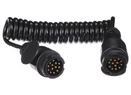 Câble spiralé de liaison de fiche d'attelage TRAILER CABLE 4, 13-13 broches, 3 m