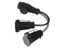 Réduction de la fiche d'attelage TRAILER CABLE 6, de 13 broches vers 7 broches N+S, 35cm