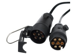 Câble rallonge 7 broches - prise femelle + fiche TRAILER CABLE 7, 12V, 5m