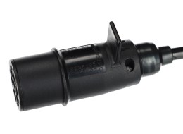 Câble spiralé de liaison 7 broches type N TRAILER CABLE 11, fiche en plastique, 24V, 3,5m