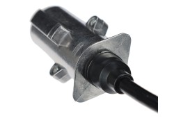 Câble spiralé de liaison 7 broches type S TRAILER CABLE 12, fiche métallique, 24V, 3,5m